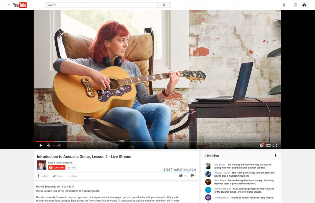 Professional Quality Streaming